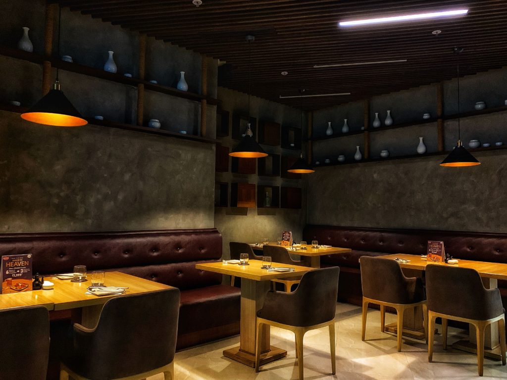 Esempio illuminazione ristorante serale